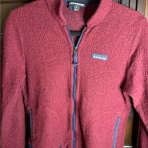 Patagonia Women's Woolyester Fleece Jacket in Oxide Red